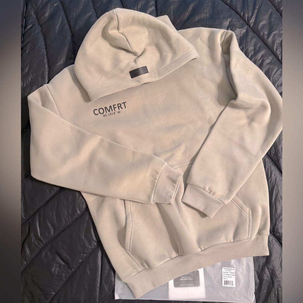 Comfrt Coordinate Hoodie - Stone Color